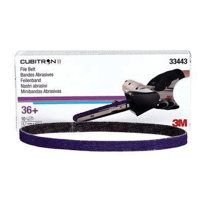 3M Cubitron II 33443 File Belt, 1/2 in x 18 in, 36 Grit