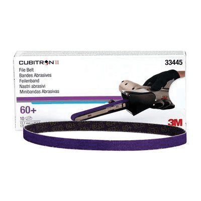 3M Cubitron II 33445 File Belt, 1/2 in x 18 in, 60 Grit
