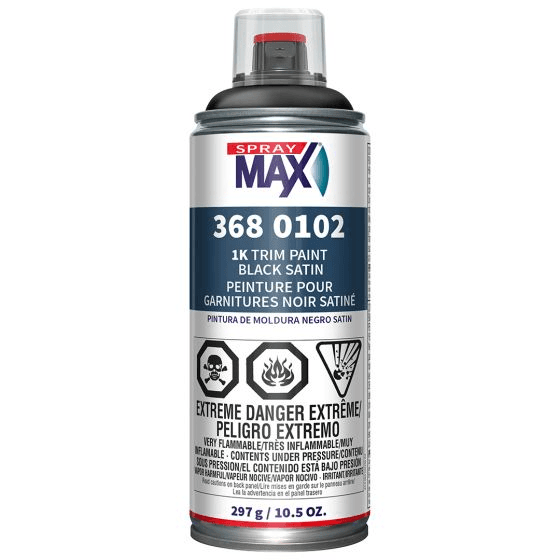SprayMax 1K Trim Paint Satin Black