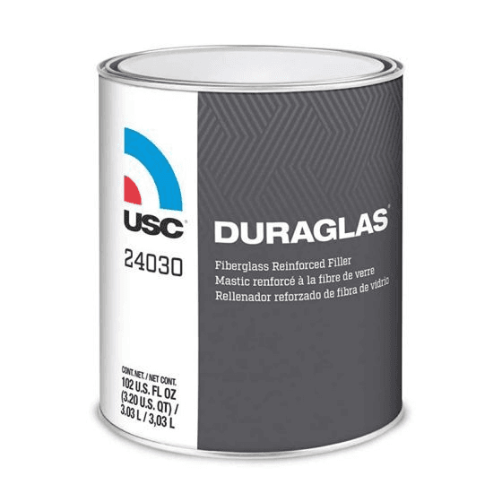 USC DURAGLAS 24030 Short Strand Fiberglass Filler, 1 gal